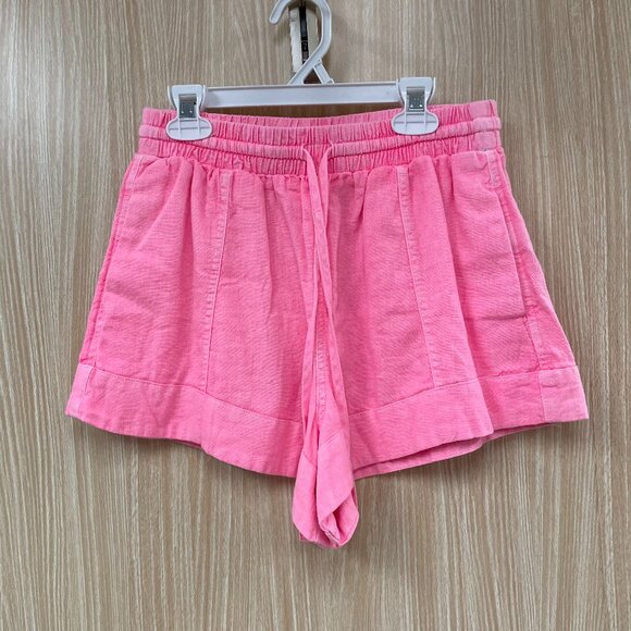 Universal Threads Pink Linen Blend Shorts Size XS - Picture 1 of 4